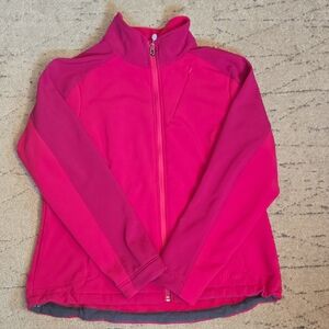 L.L Bean Women's  Soft Shell Pathfinder Jacket Pink 2 Tone size L Regular